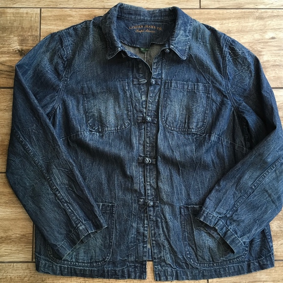 Lauren Jeans Co Ralph Lauren Toggle Denim Jacket